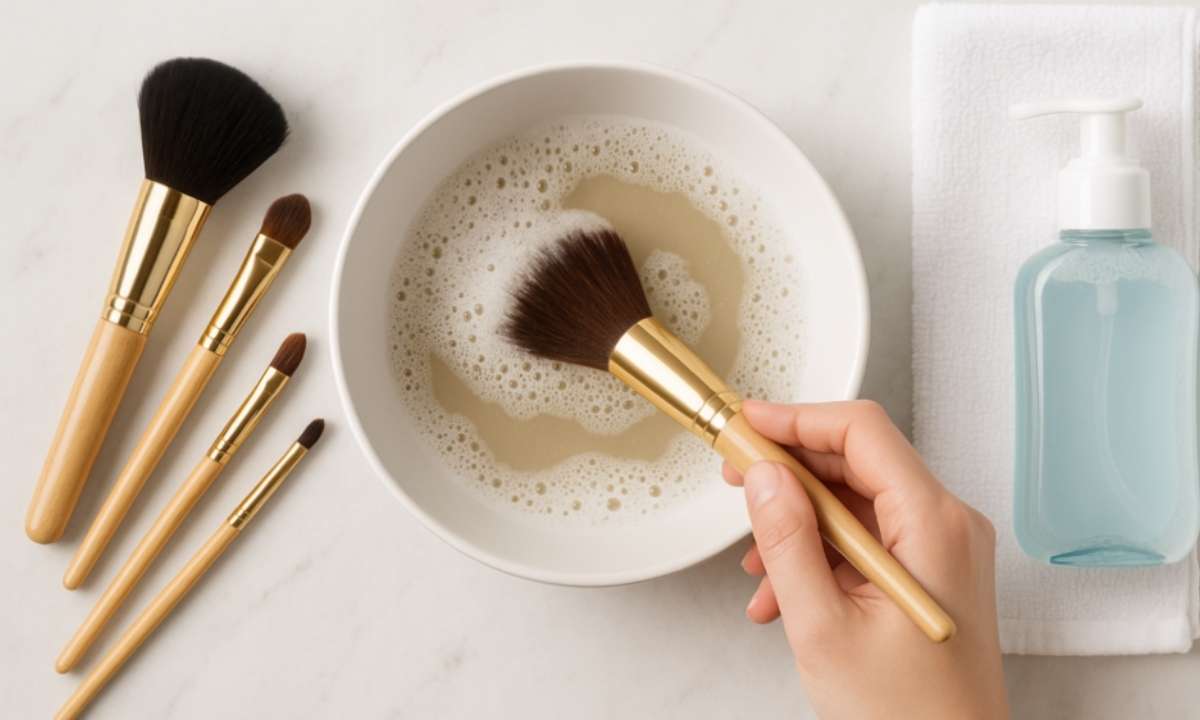 How to Clean Makeup Brushes Properly 