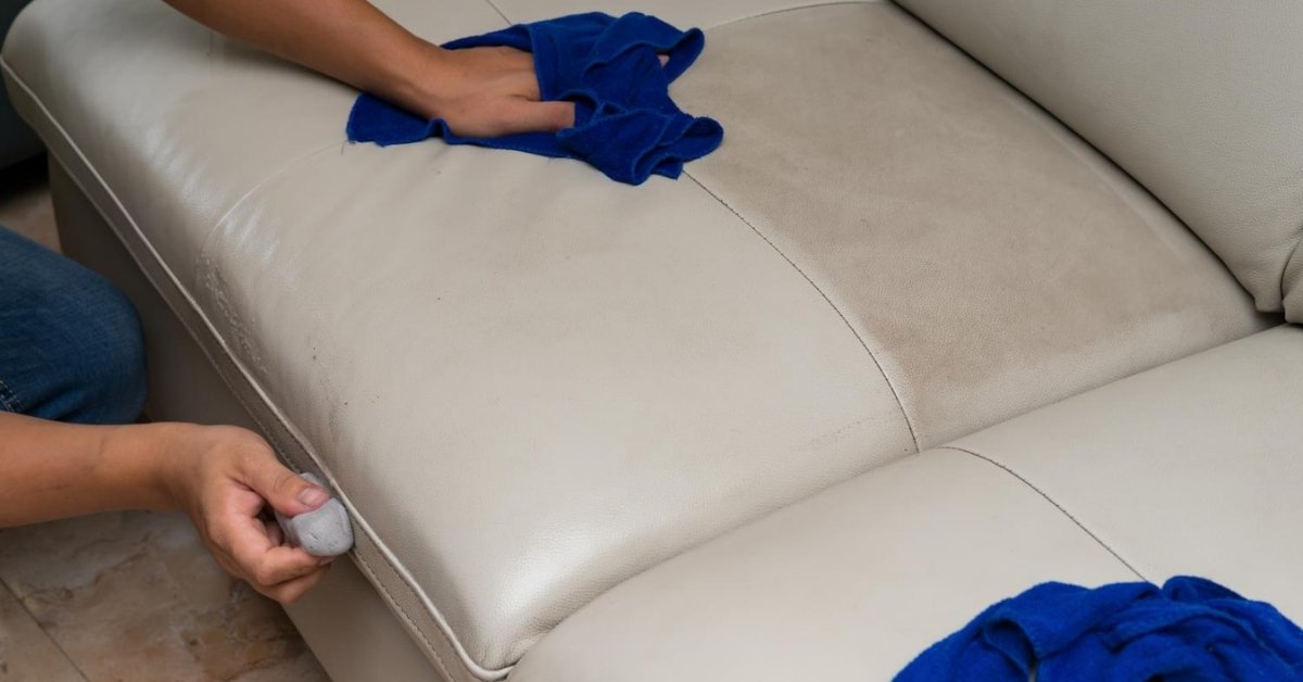 how to clean leather couch