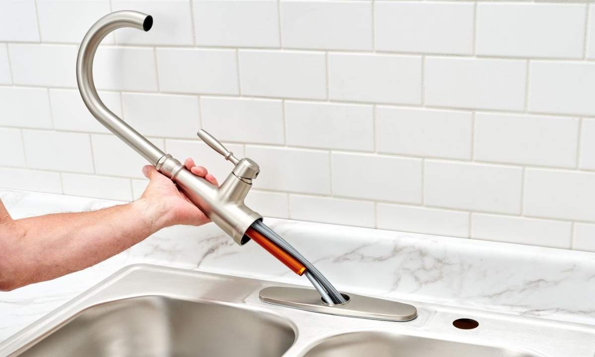 how to replace kitchen faucet