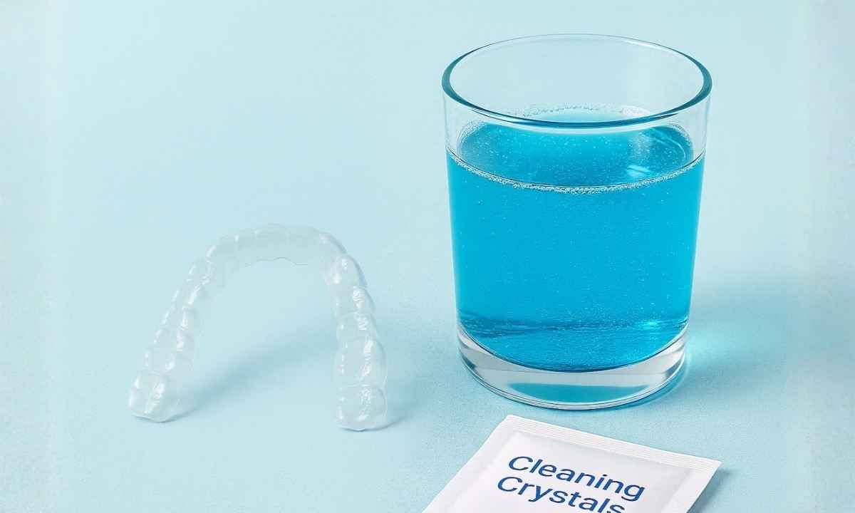how to use invisalign cleaning crystals